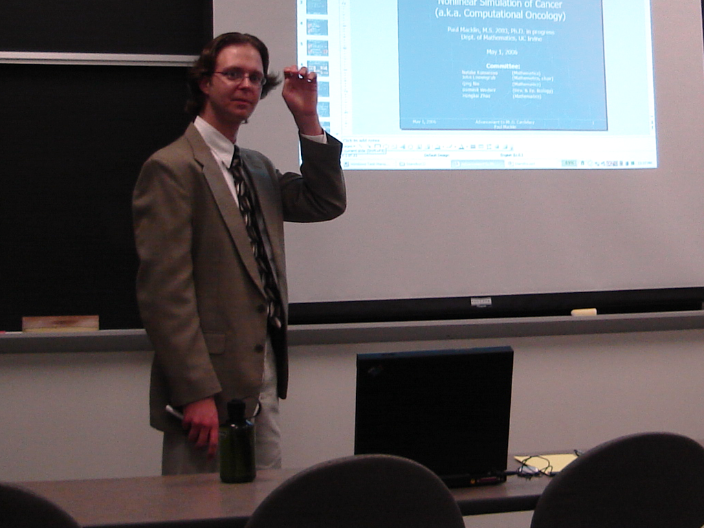 Ph.D. Advancement talk for Paul Macklin on May 1, 2006.